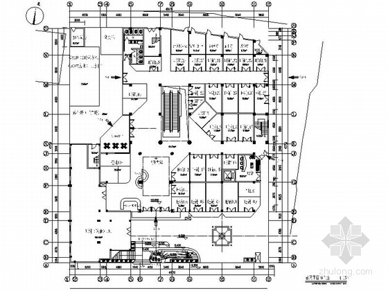 室内商业过道效果图资料下载-[原创]简明通透大型商业城室内CAD施工图（含夜景效果图）