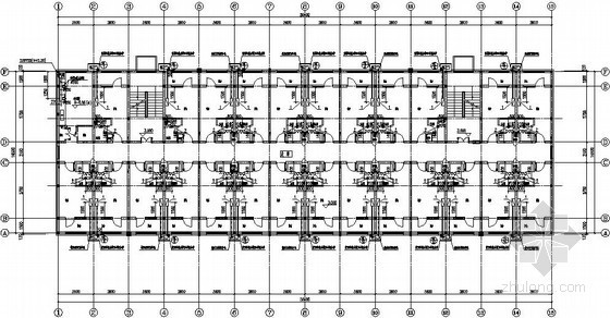 宿舍空调施工图全套资料下载-[湛江]宿舍楼空调通风设计施工图