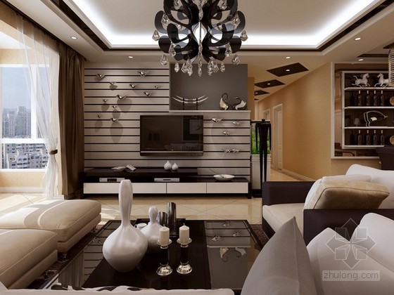 北欧家居室内设计资料下载-现代家居室内设计3d模型下载