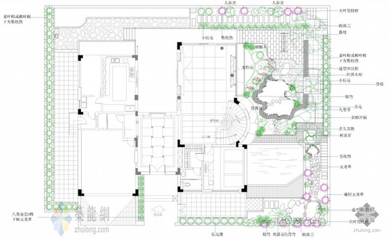 办公庭院设计方案资料下载-别墅庭院景观设计方案