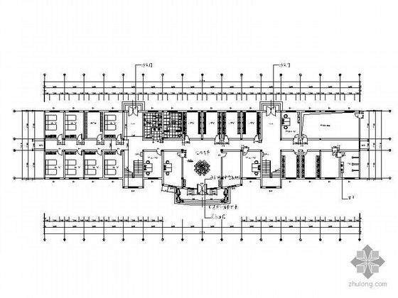 机场航空加油站图纸资料下载-国际机场航空加油站建筑及内装图纸