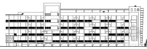 高职学校建筑方案资料下载-某四层学校建筑方案图