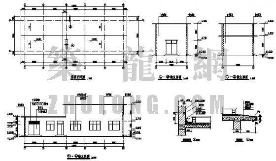 水厂高程取水泵房资料下载-某水厂得升泵房结构