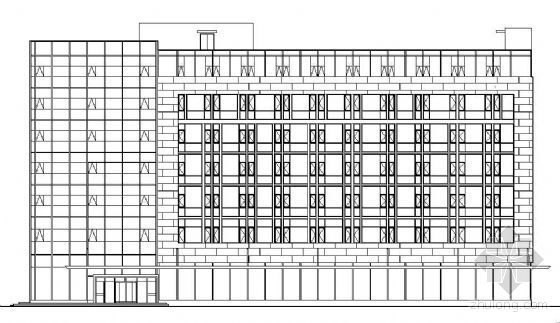 3层房屋建筑施工图纸资料下载-某八层宾馆建筑施工图纸