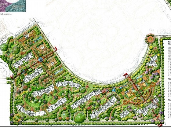 中海居住区规划文本资料下载-居住区景观概念设计方案