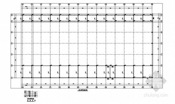 衡阳某框排架厂房结构设计图- 