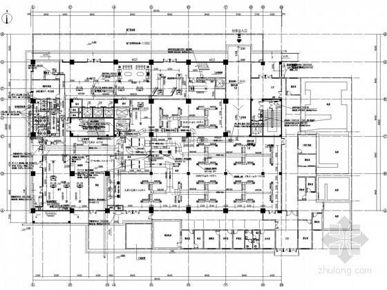 医院建筑通风与排烟资料下载-[湖南]医院综合楼空调通风全套设计施工图(自控)