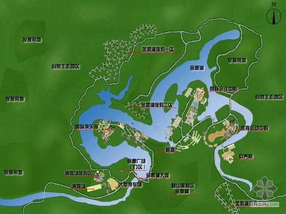 山旅游区总体规划资料下载-[金鼎湖]某旅游区总体规划方案