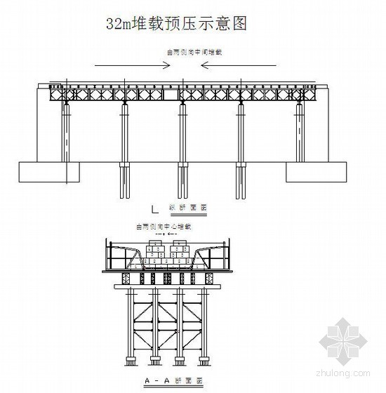 高速铁路特大桥简支箱梁支架现浇施工方案(钢管贝雷梁支架)- 