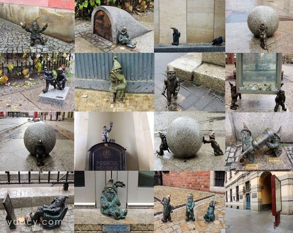 23个世界上最具创意的城市雕塑！-24个世界上最具创意的城市雕塑-波兰，侏儒雕塑