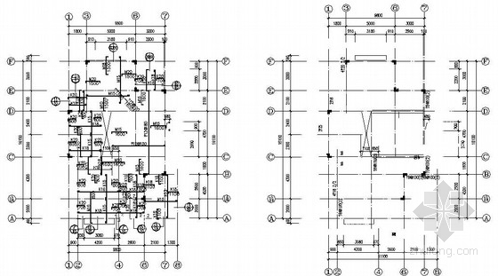 柱网结构别墅资料下载-二层别墅结构施工图