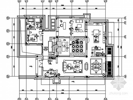 美式别墅样板间资料下载-[上海]美式别墅样板房施工图（含实景）