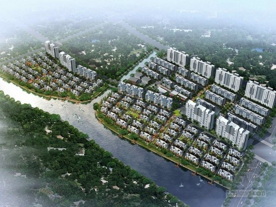 现代风格宜居住宅区资料下载-[上海]现代风格住宅区规划及单体方案文本
