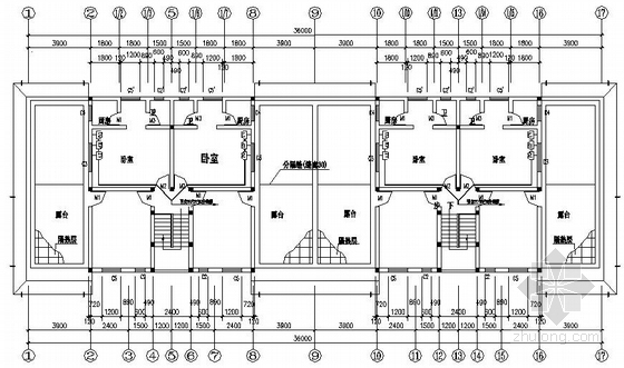 某五层住宅楼电气施工图资料下载-某小区五层住宅楼照明施工图