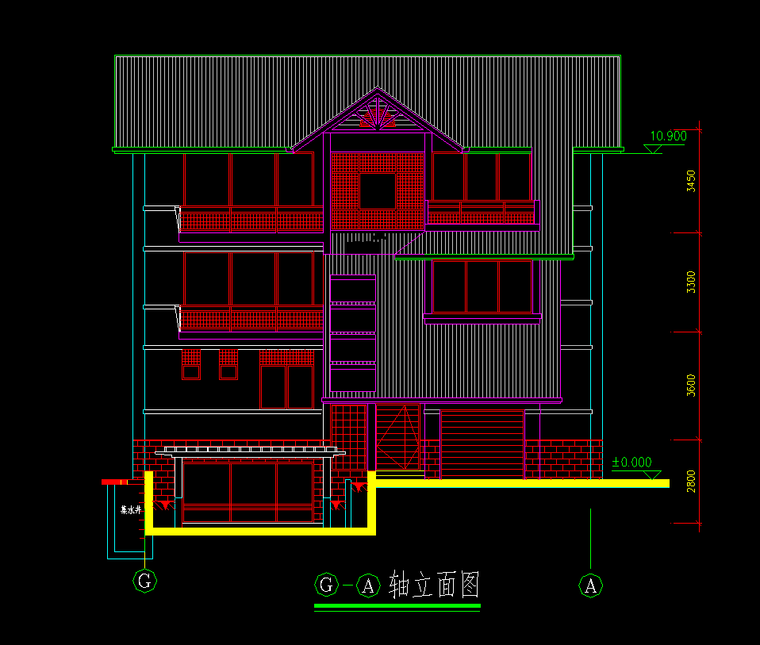 别墅建筑施工图