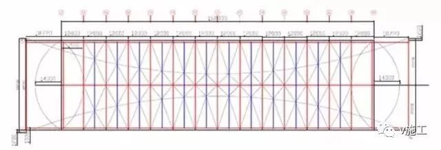 承重柱间距资料下载-大跨度拱形钢结构安装施工工艺