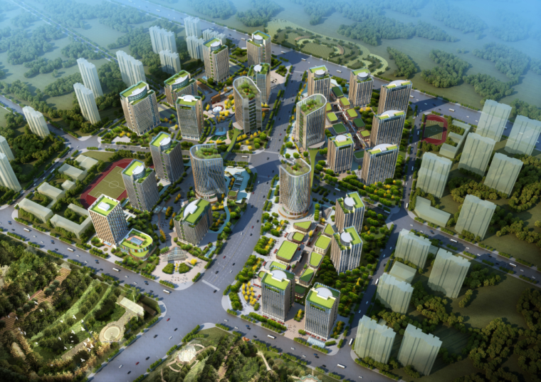 地下商业建筑设计方案资料下载-[北京]某知名产业住宅、商业、办公建筑设计方案文本（16年最新）