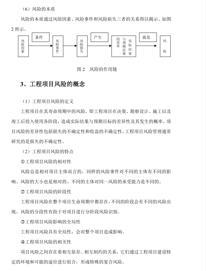 浅谈工程项目风险管理-33页-本质