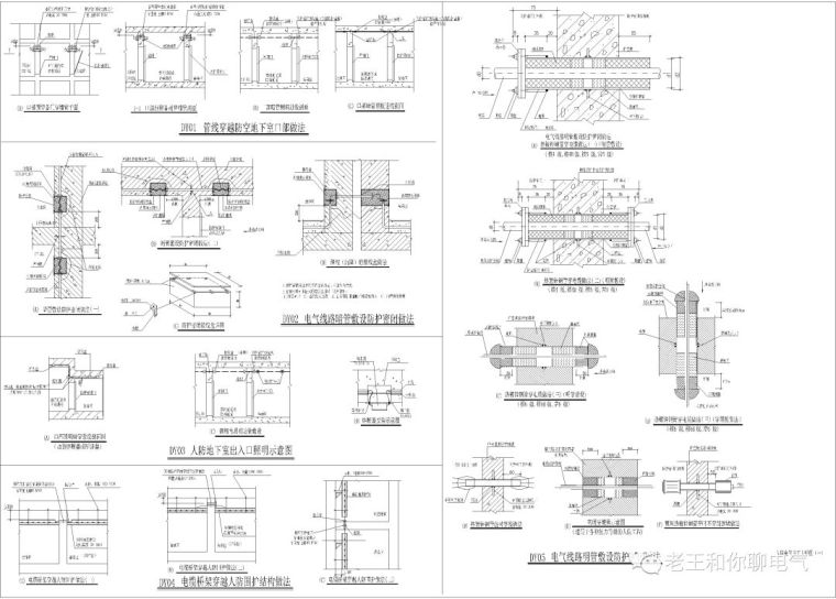 电气人防大样资料下载-精品人防大样图分享