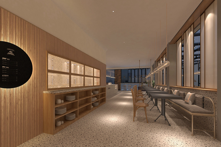 青岛室内设计风格“阳光不锈咖啡西餐厅”设计案例-西餐厅一调3