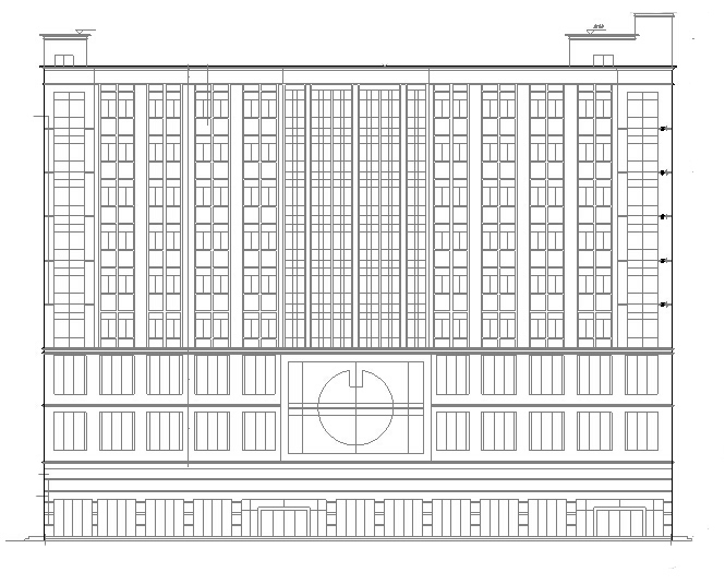 4000平建筑图资料下载-多层酒店建筑图