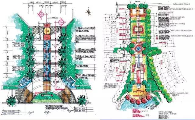 经典入口景观设计平面图！！_56