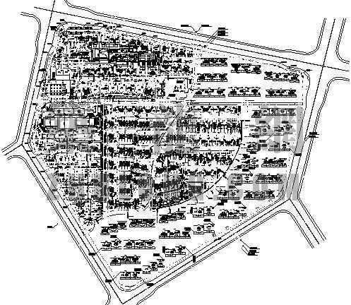 厂区综合管线图资料下载-金地格林小镇综合管线图纸