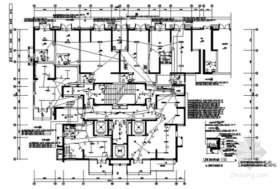 成都高层项目建筑施工图资料下载-[成都]某高层住宅小区电气施工图