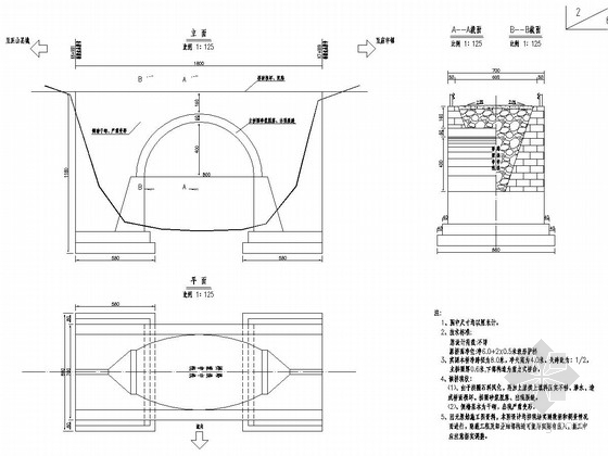 砌石拱桥加固资料下载-多跨径石拱桥加固改造工程全套施工图（18张）