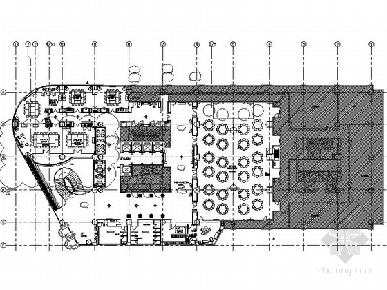 重庆酒店室内设计方案资料下载-[重庆]五星大酒店宴会厅室内设计CAD施工图