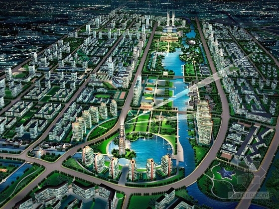 城乡规划城市规划资料下载-[北京]通州区城市规划及单体建筑设计方案文本（知名设计院）