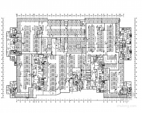 [陕西]地库（变电所）电气施工图（甲级院最新设计）-动力平面图 