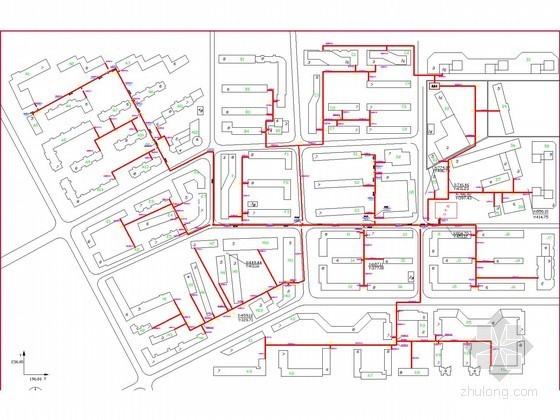 居民施工图资料下载-[吉林]居民小区采暖外网系统设计施工图