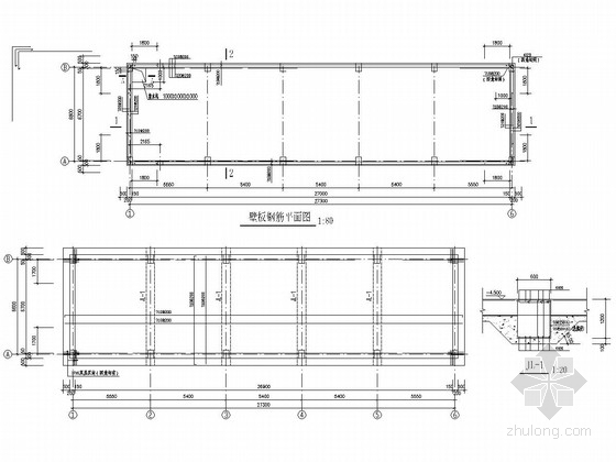 二级泵房平面图资料下载-吸水井及二级泵房结构施工图