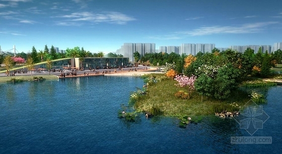 [福建]滨湖片区生态公园和市民广场设计方案（含多媒体视频）-景观效果图