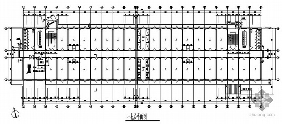 某农业大学11号八层学生公寓建筑方案图-3