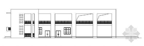 广州建施图资料下载-广州二层医院后勤楼建筑施工图