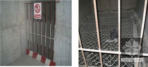 [天津]框架剪力墙结构超高层综合楼施工组织设计（技术标，650余页，21米深基坑）-电梯防护