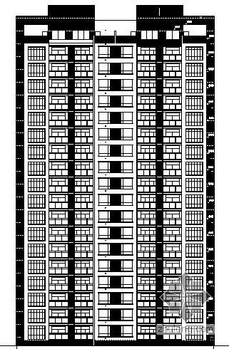 小高层住宅楼建筑施工图资料下载-某十八层高层住宅楼建筑施工图