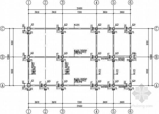 多层钢框架仓库资料下载-7度区多层钢框架库房结构施工图