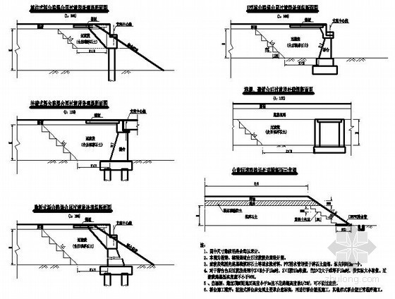 台后路基处理设计图资料下载-桥头路基处理节点设计图