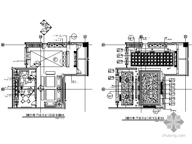 豪华包房施工图资料下载-125㎡豪华夜总会包房施工图