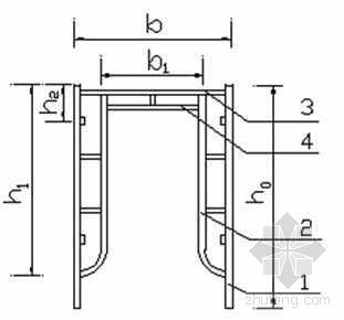 门式脚手架高支模方案资料下载-某教学楼钢门式高支模支撑施工方案计算书