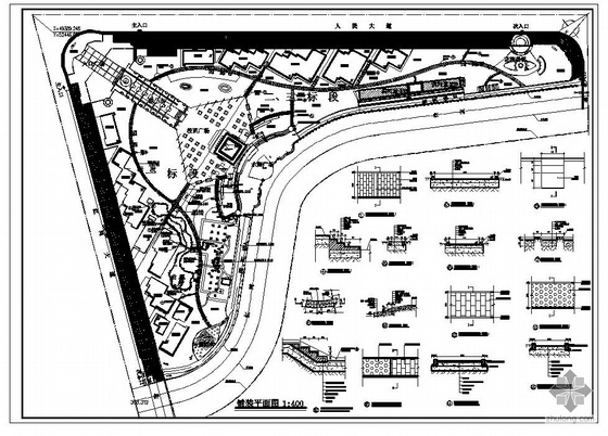 景观喷泉给排水设计施工图资料下载-重庆公园景观设计全套施工图