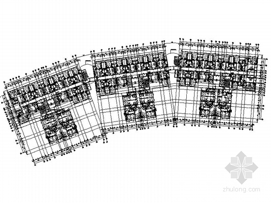 [深圳]某98层商业综合体建筑施工图（439米）-C座六层平面图