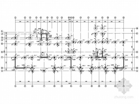12层框架住宅楼平面图资料下载-[辽宁]12层框架剪力墙结构住宅楼结构施工图