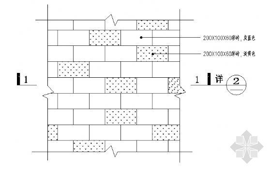 门前铺砖施工组织方案资料下载-铺砖平面详图