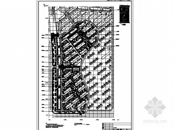 居住区景观图块资料下载-[长春]居住区二期园林景观设计施工图（全套）