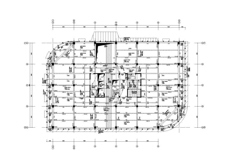 120明框玻璃幕墙图资料下载-[深圳]7层框剪结构知名大厦结构施工图2013