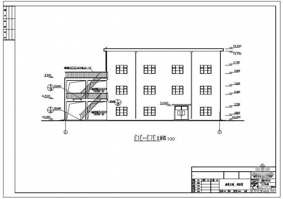框架厂房建筑资料下载-某混凝土框架厂房建筑结构设计图